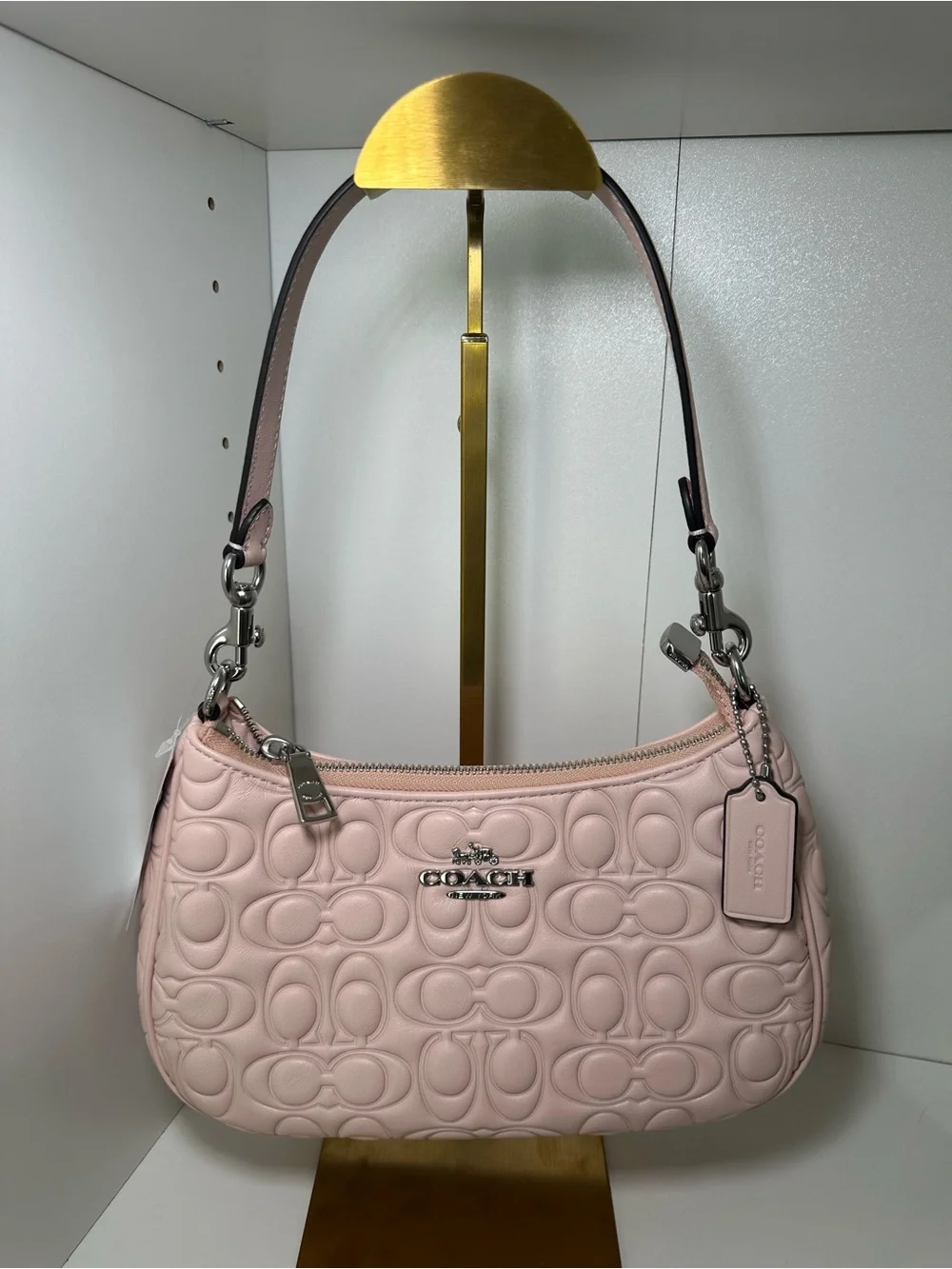 Coach Blush Pink Teri Shoulder Bag NWT